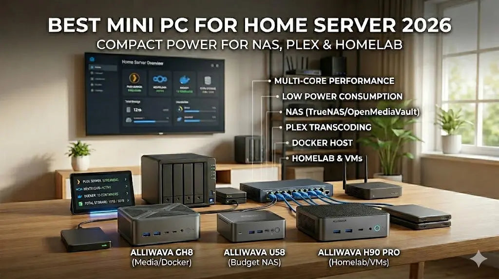 Best Mini PC for Home Server 2026 – NAS, Plex & Docker Setup