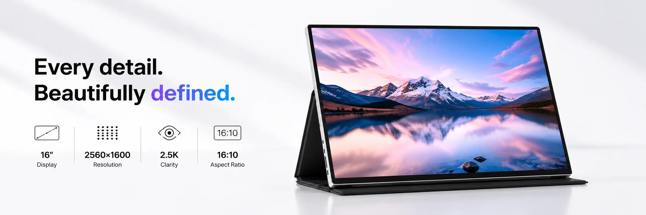 16:10 vs 16:9 Portable Monitors: Why Professionals Are Choosing 2.5K Displays in 2026