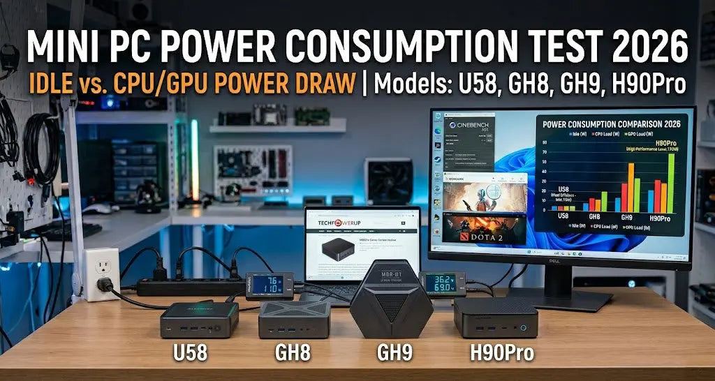 Mini PC Power Consumption Test 2026 – Idle & Load Comparison