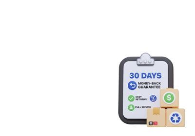 30-Day money- back guarantee